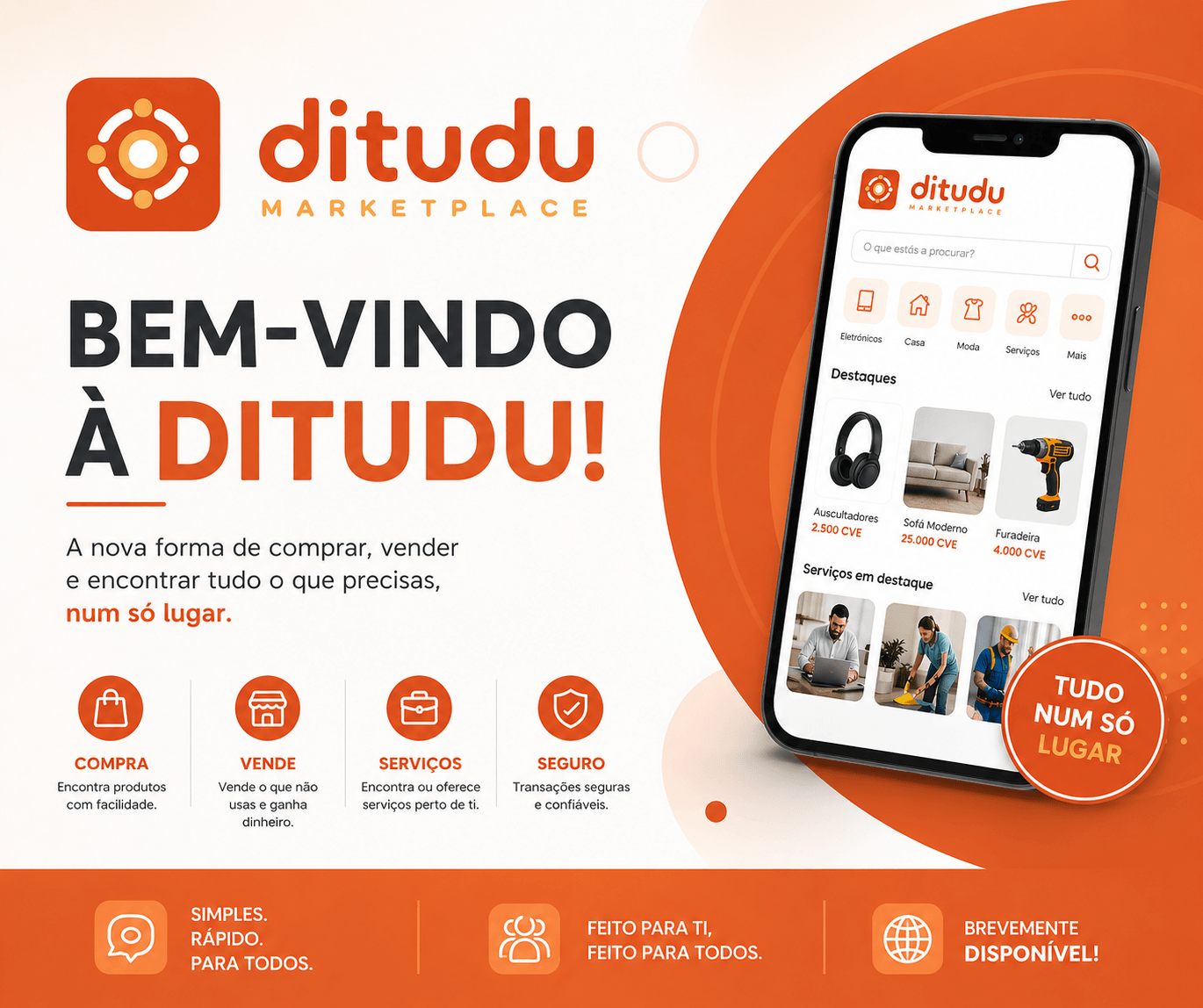 Ditudu Marketplace - plataforma digital em Cabo Verde
